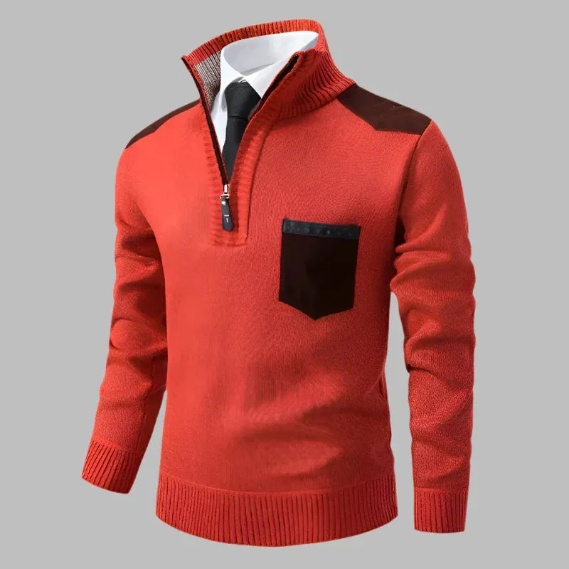 Luca Troyer | Lässige Pullover mit Reißverschluss für einen sportlichen Look