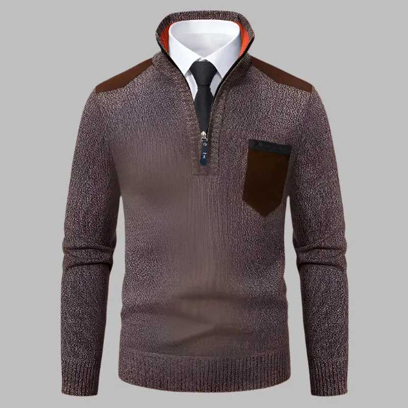 Luca Troyer | Lässige Pullover mit Reißverschluss für einen sportlichen Look