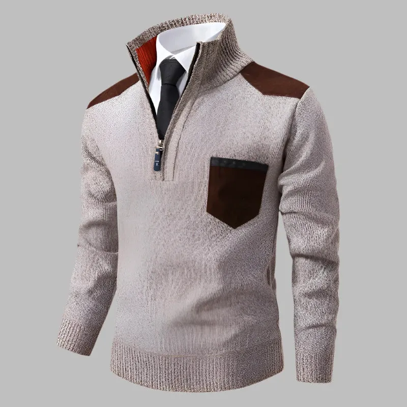 Luca Troyer | Lässige Pullover mit Reißverschluss für einen sportlichen Look