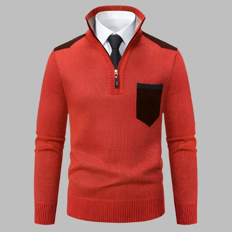 Luca Troyer | Lässige Pullover mit Reißverschluss für einen sportlichen Look