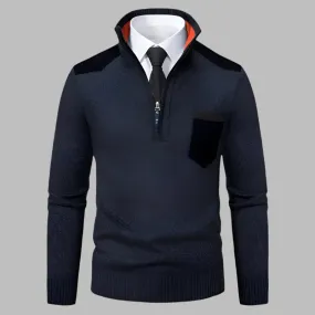 Luca Troyer | Lässige Pullover mit Reißverschluss für einen sportlichen Look