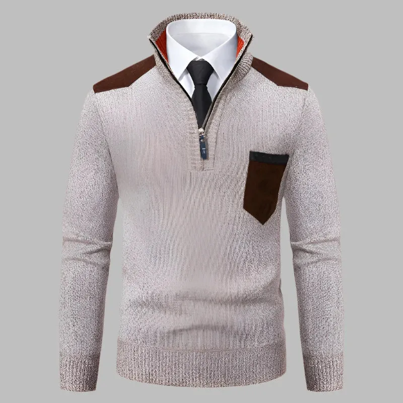 Luca Troyer | Lässige Pullover mit Reißverschluss für einen sportlichen Look