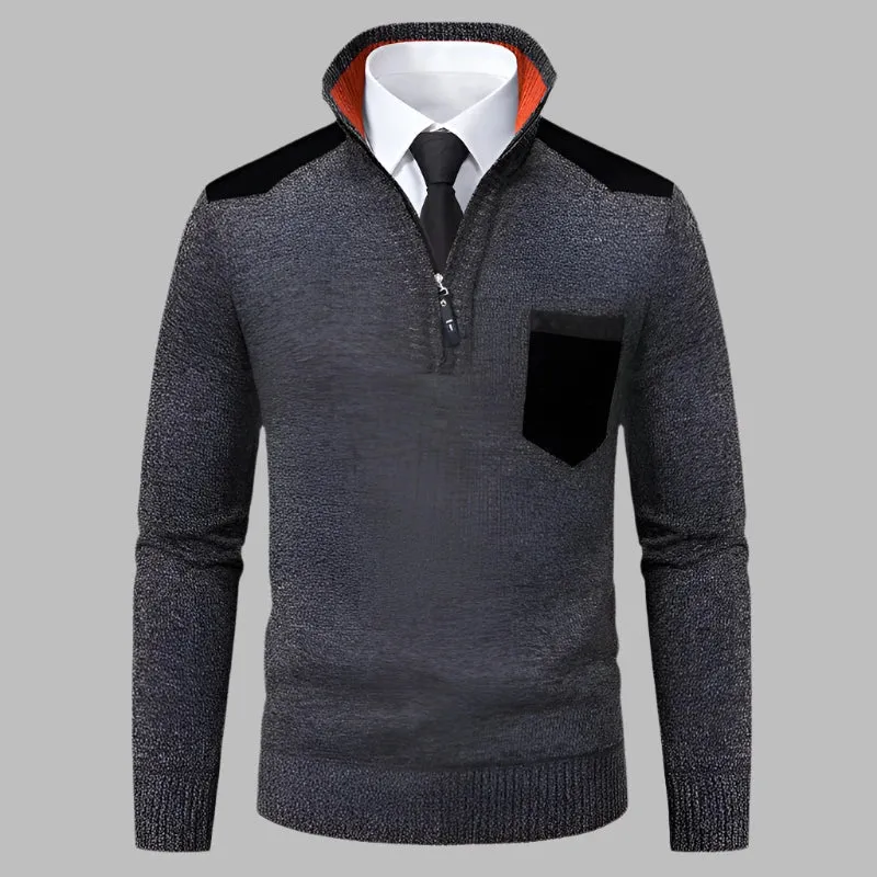 Luca Troyer | Lässige Pullover mit Reißverschluss für einen sportlichen Look