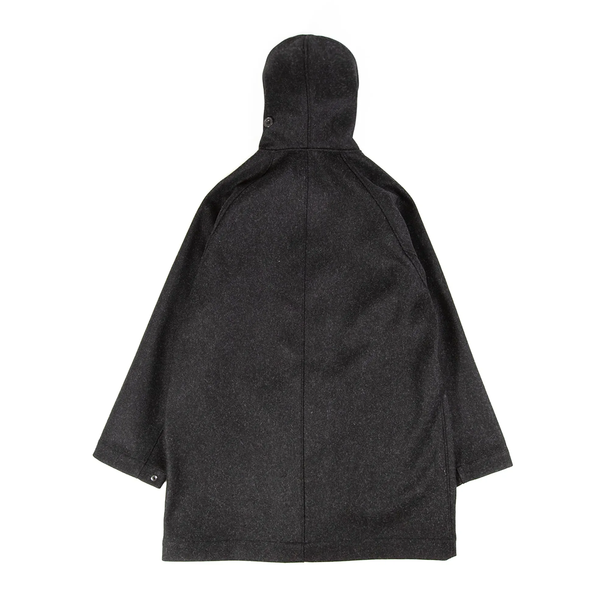 Mevi Coat - Wool Melton - Charcoal