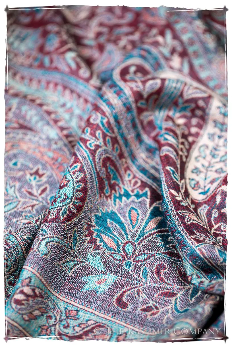 Milena Paisley Reversible Kashmir Wool Scarf