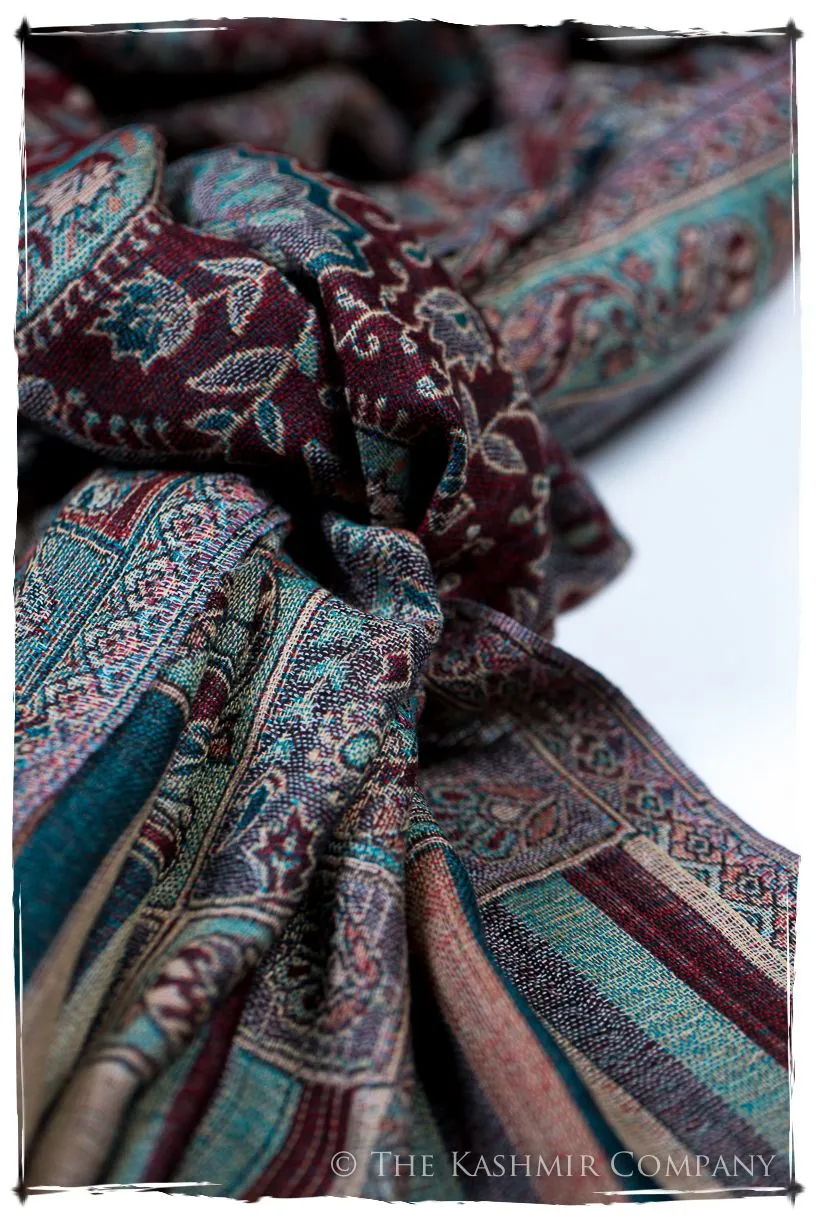 Milena Paisley Reversible Kashmir Wool Scarf