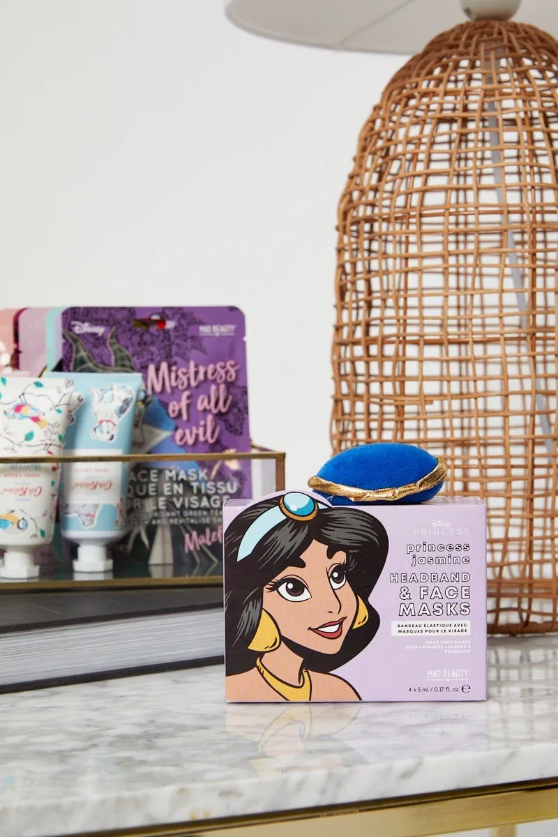 Multi Disney Princess Jasmine Headband And Face Mask
