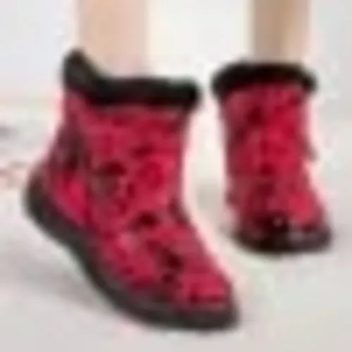 New Women Boots Fashion Alphabet Winter Shoes Women Waterproof Snow