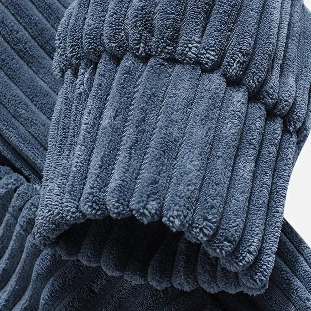 NIGEL - Sweat à capuche en velours côtelé