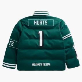 Off Season X Nfl Jalen Hurts Philadelphia Eagles Player Puffer Jacket Dark Green
