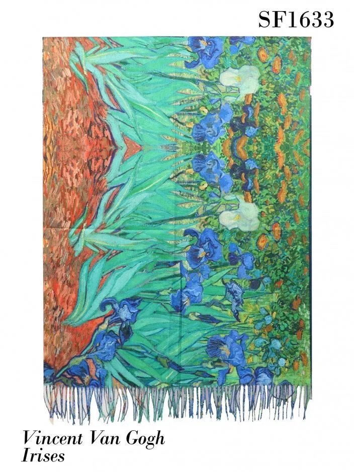 Oil Painting Design Fashion Scarf and Shawl