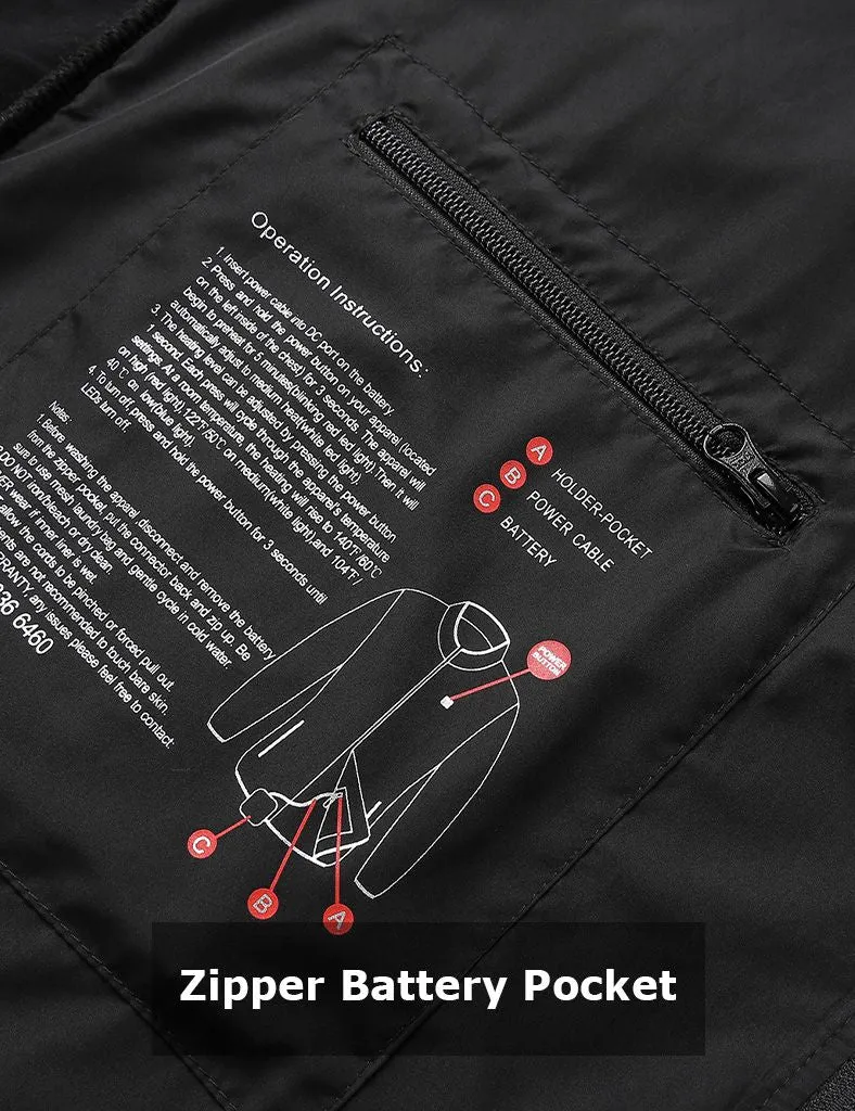 [Open Box] Women’s Heated Fleece Jacket 7.4V (Belly Heating), W2136 Core  [M,L,XL,2XL]