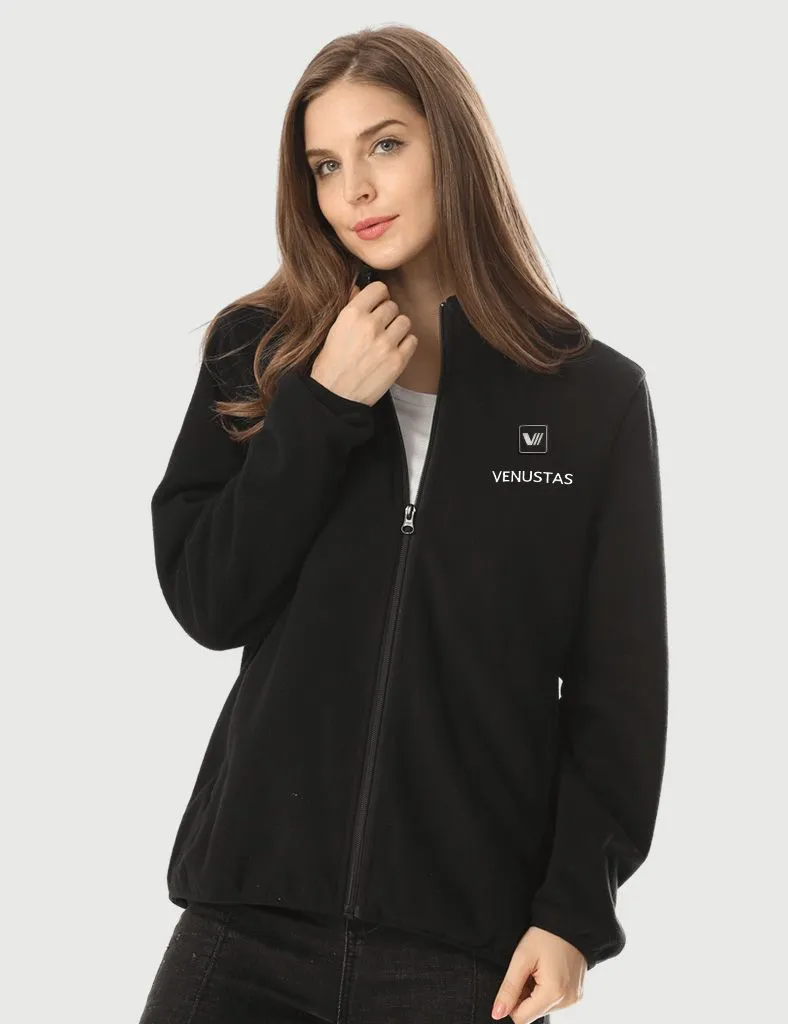 [Open Box] Women’s Heated Fleece Jacket 7.4V (Belly Heating), W2136 Core  [M,L,XL,2XL]