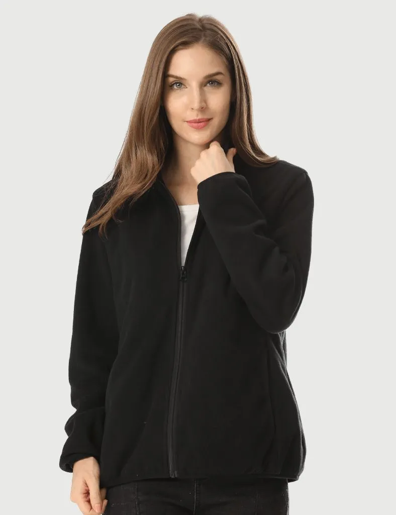 [Open Box] Women’s Heated Fleece Jacket 7.4V (Belly Heating), W2136 Core  [M,L,XL,2XL]