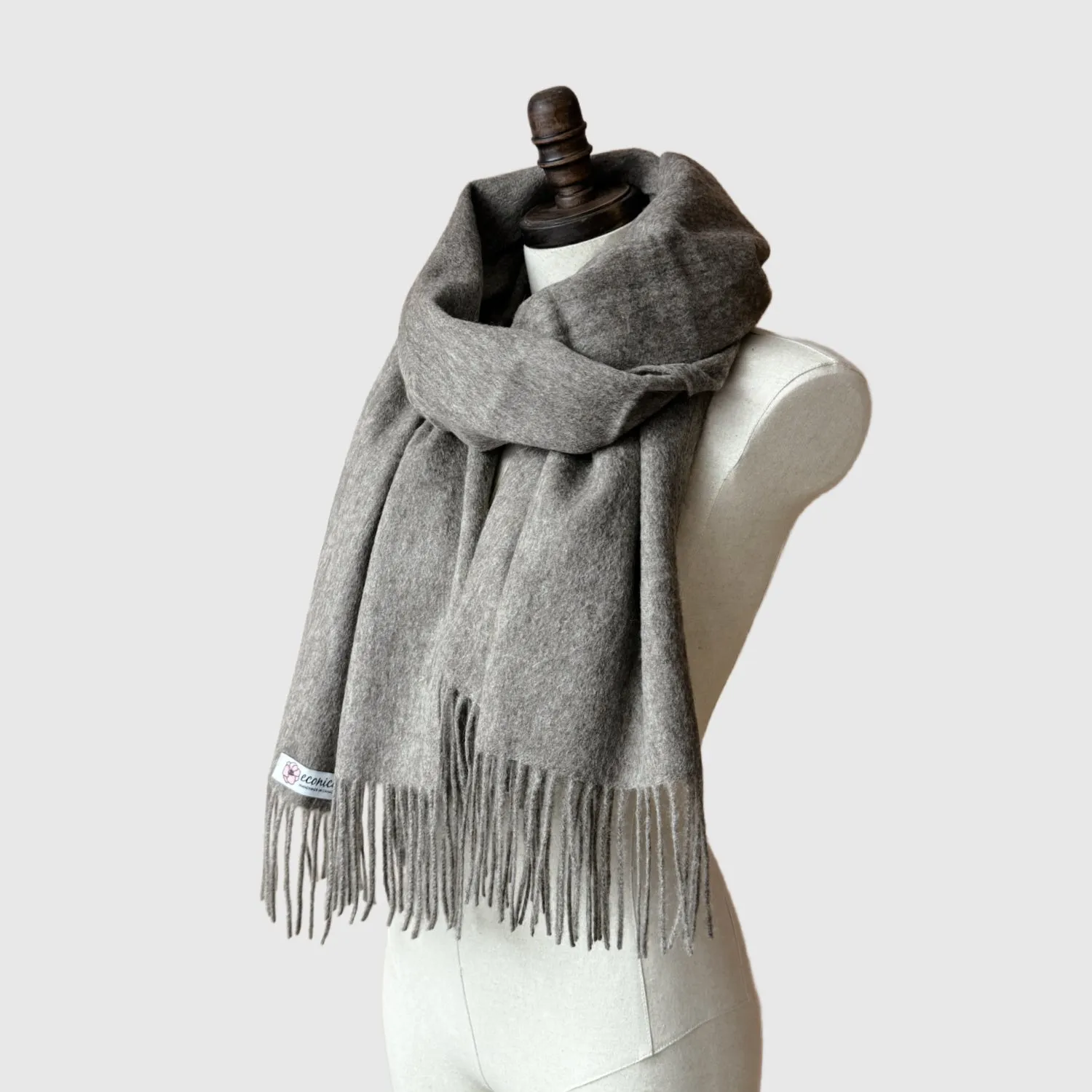 Oversized lambswool wrap | 16 Colors | Wool Shawl