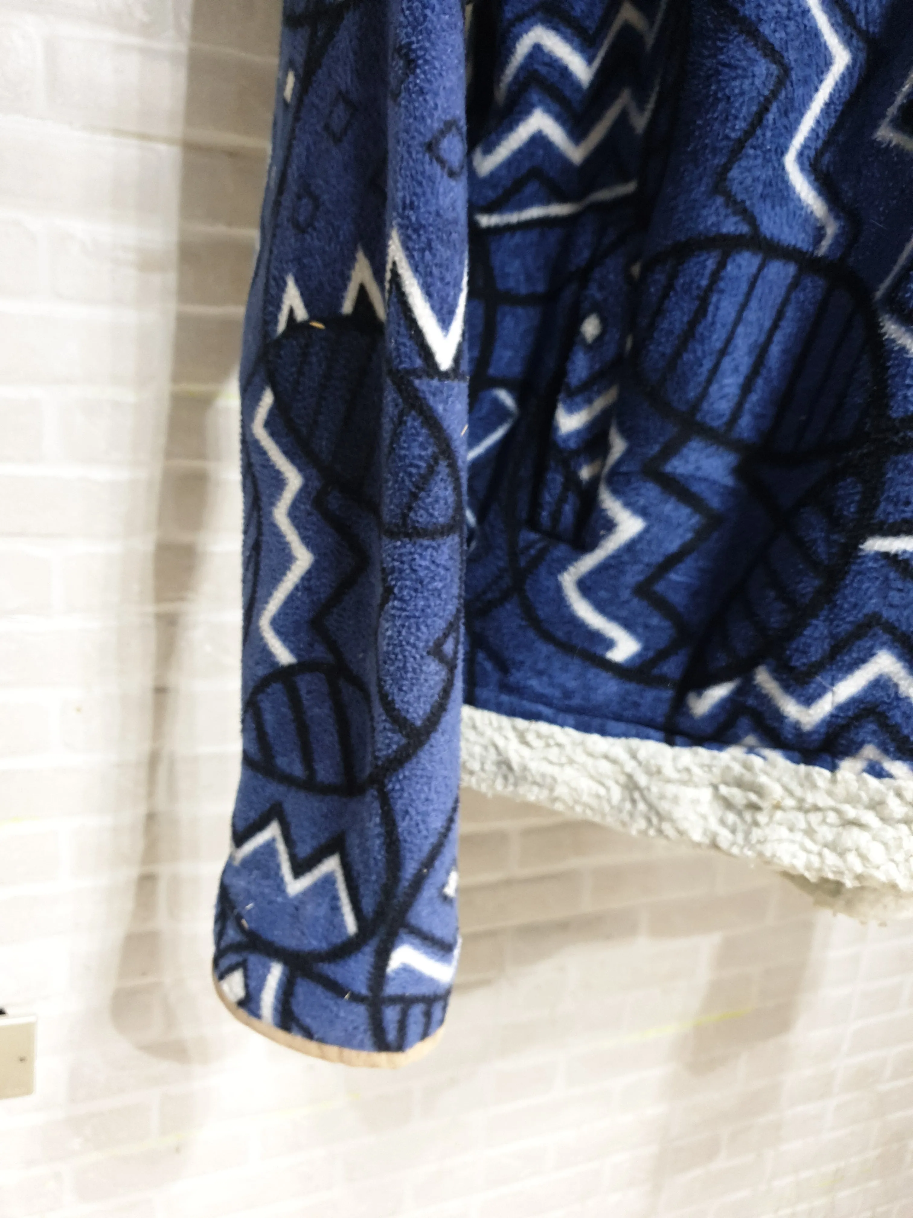 Patterned Fleece Jacket