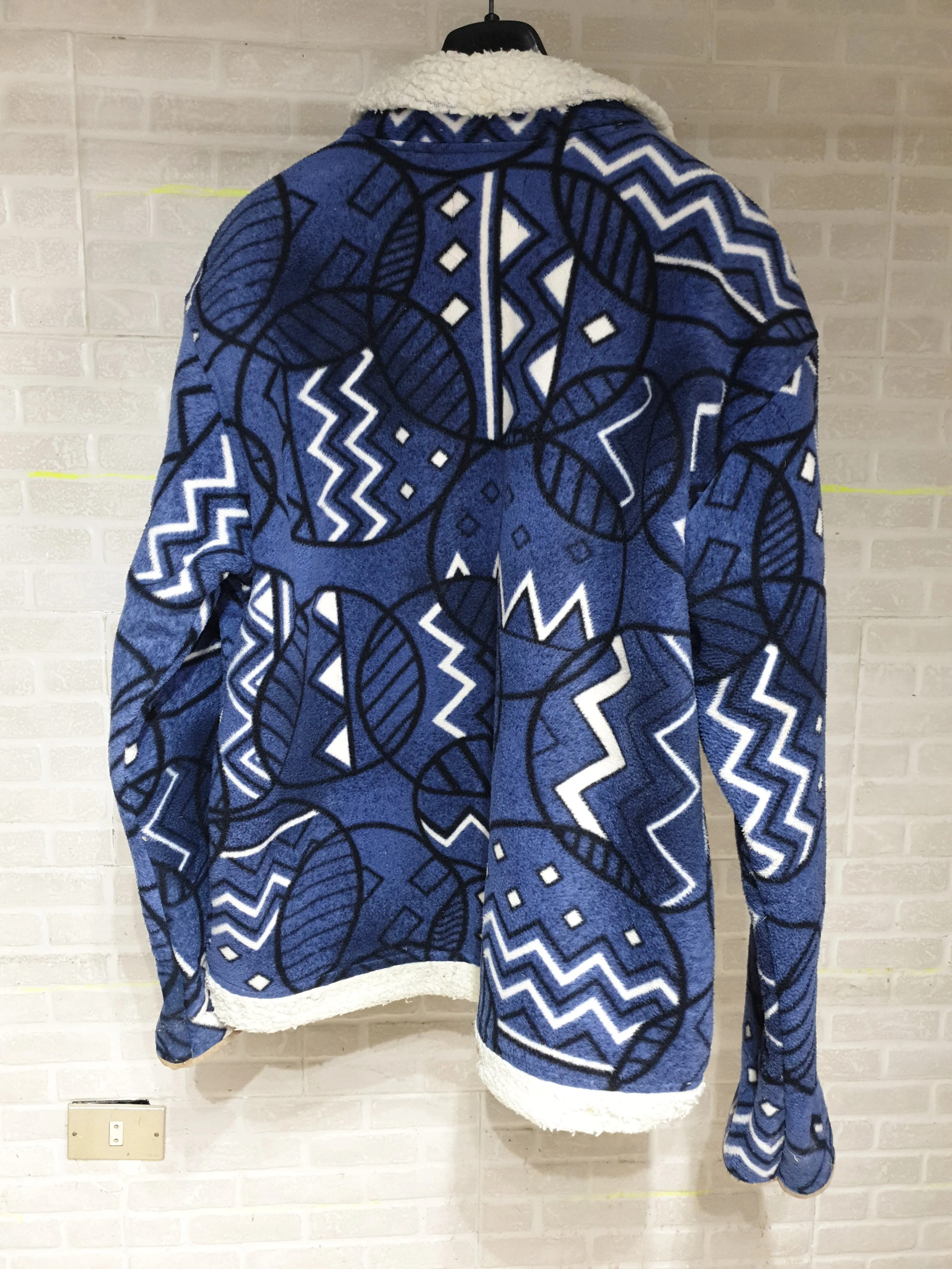 Patterned Fleece Jacket