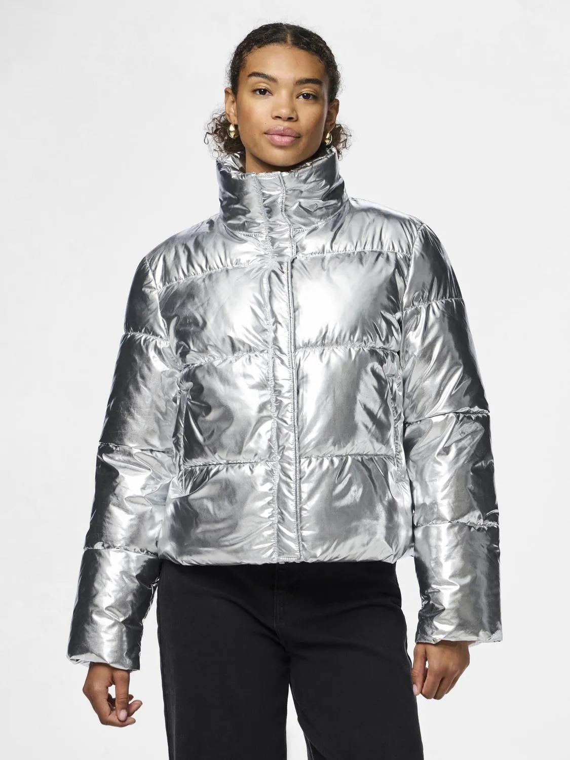 PCNAMIE Puffer - Silver Colour