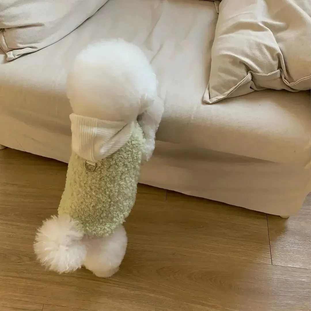 Pet Fashion Delight: Winter Warm Two-Legged Dog Costume with Hat and Coat - Stylish Cotton Clothes for Small to Medium Dogs, Ideal for Chihuahua Puppies
