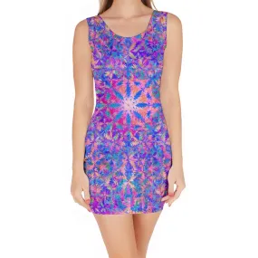 Pink Lightning Bodycon Dress