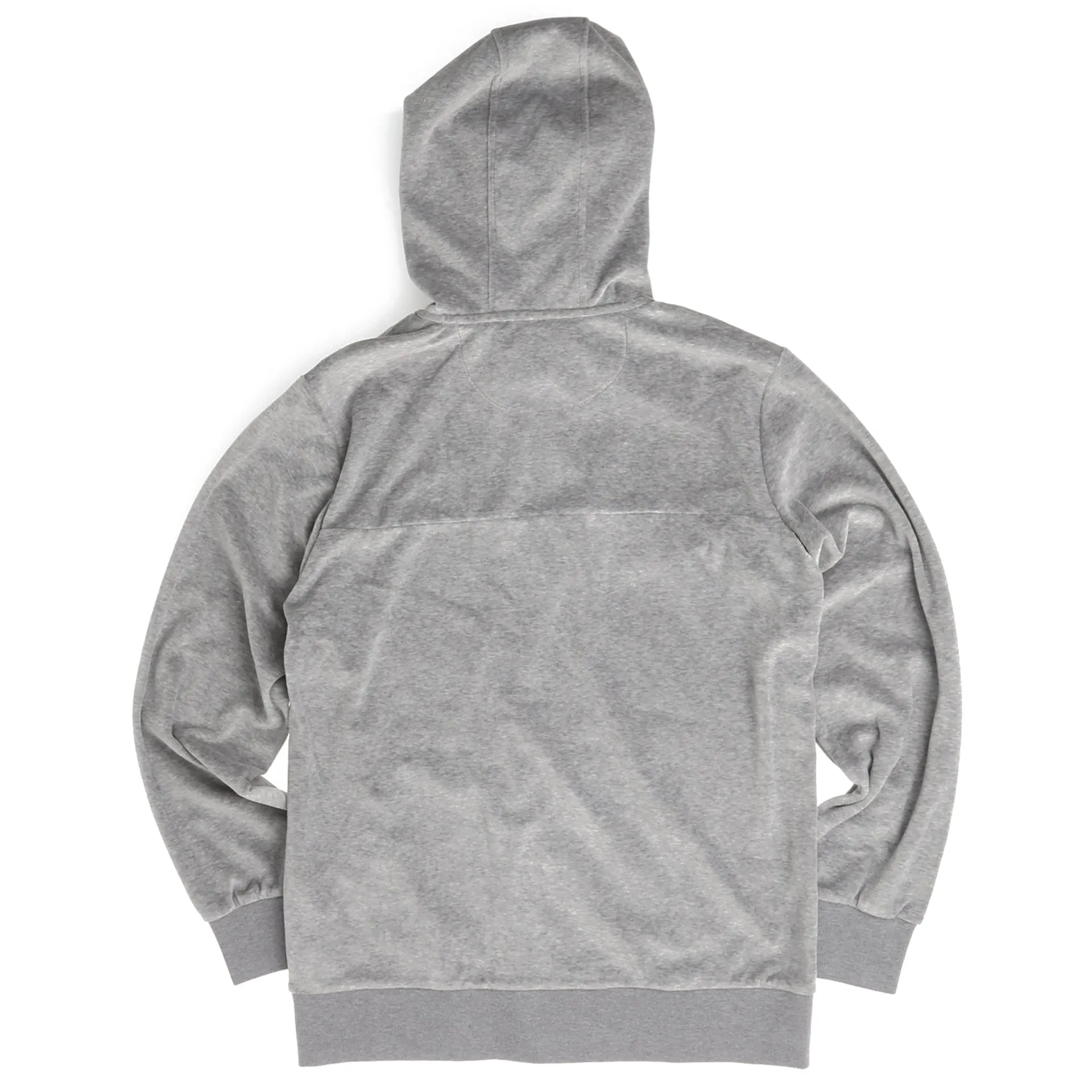 Primitive Velour Quarter Zip - Grey