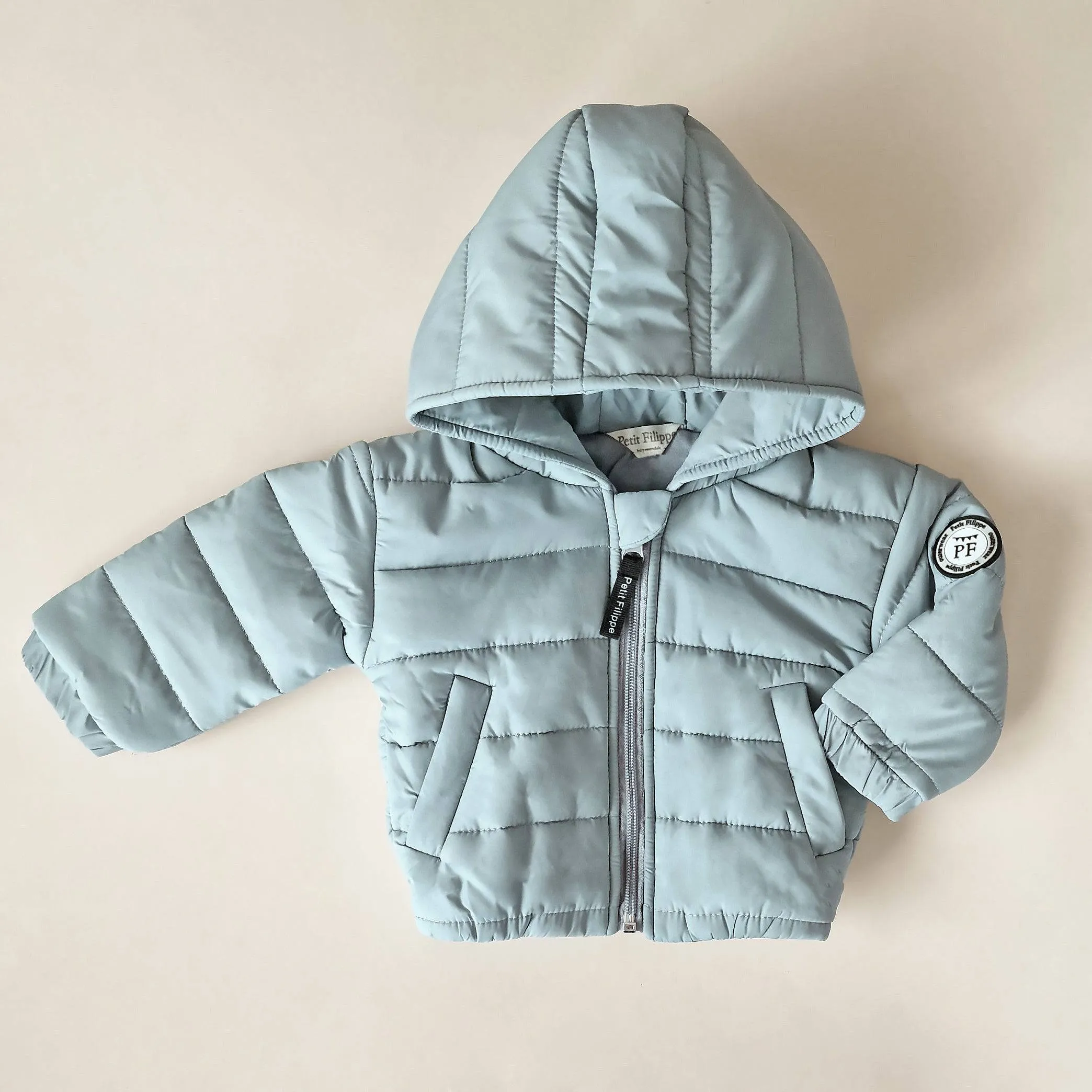 Puffer Jacket - Misty Blue