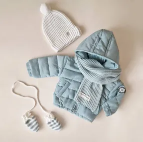 Puffer Jacket - Misty Blue