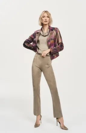 Scuba Crepe Flared Pants