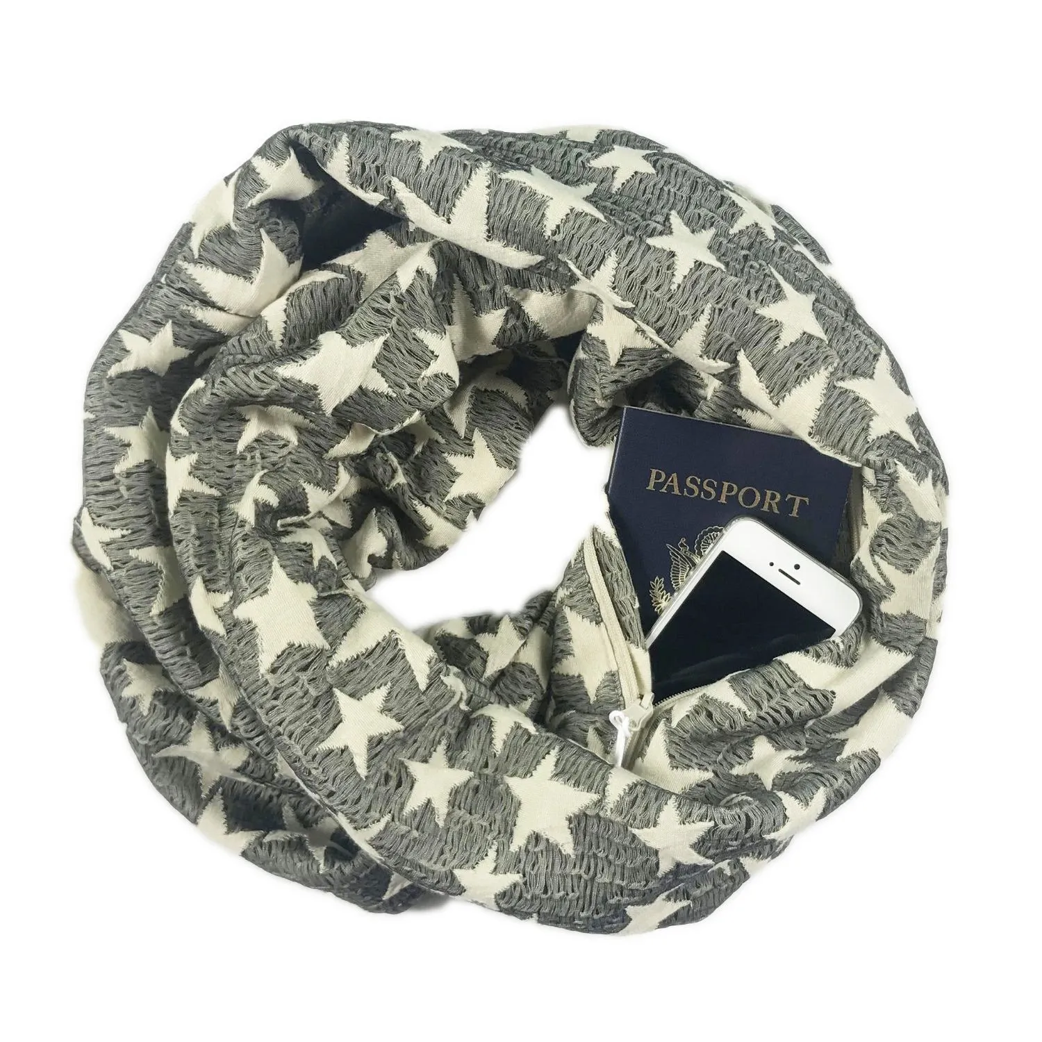 SHOLDIT® Lady Liberty Convertible Scarf with Pocket™
