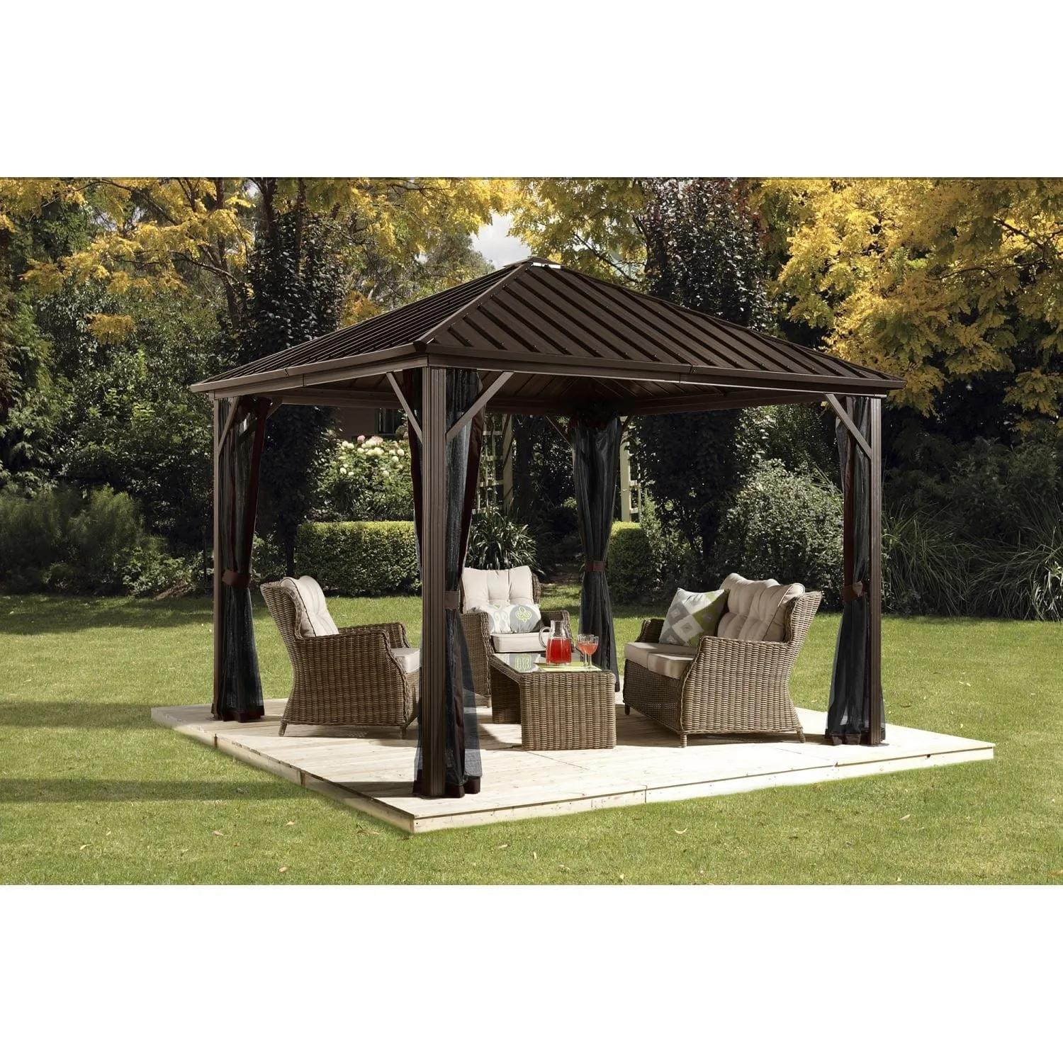 Sojag | Dakota Hardtop Gazebo 10' x 12'