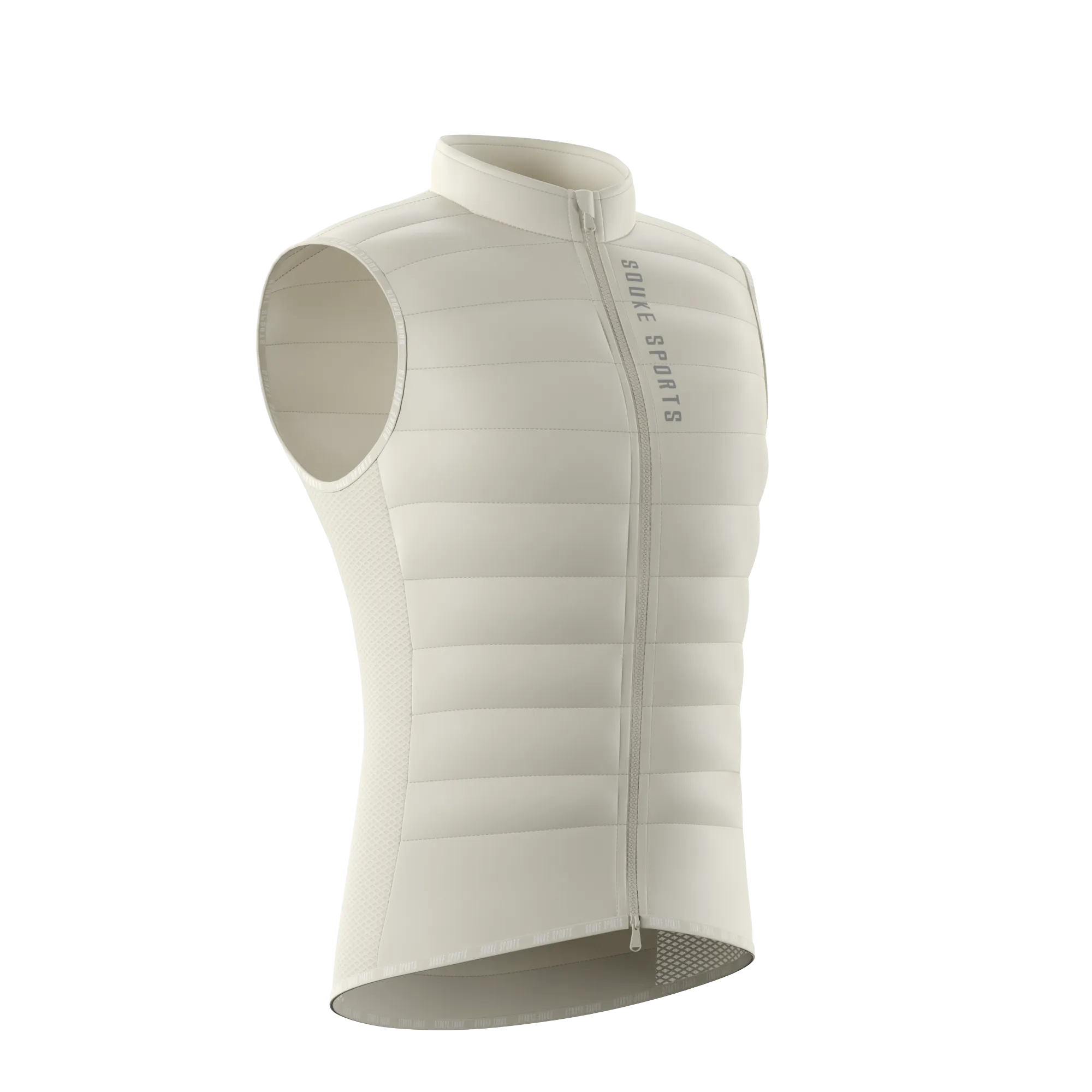 Souke-Sports Unisex Down Gilet CV2301-White