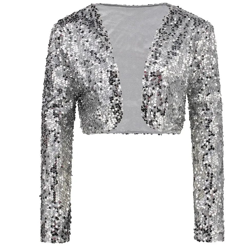Sparkly Cropped Jacket