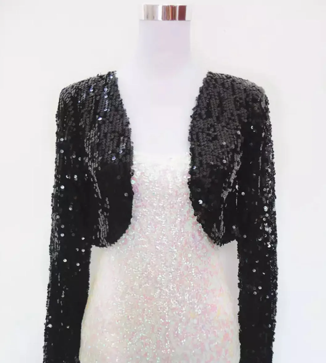 Sparkly Cropped Jacket