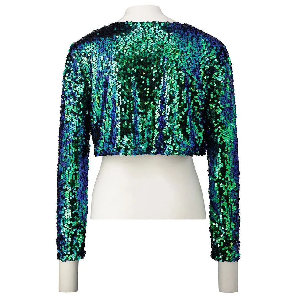 Sparkly Cropped Jacket