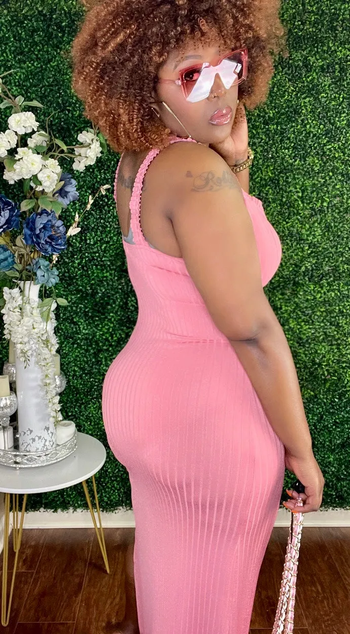 The JULIA Ribbed Maxi Dress