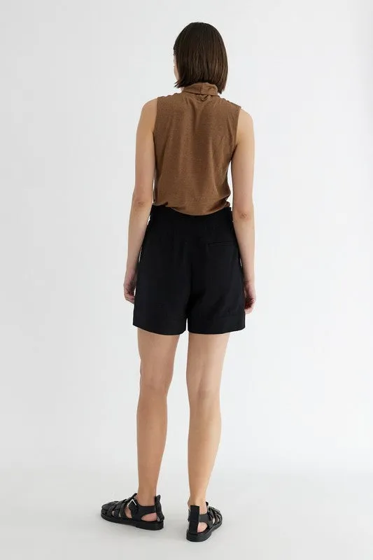 The Marian Sleeveless Turtleneck Top