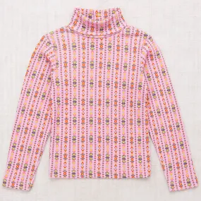 Turtleneck in Pink Lilac Bohemia by Misha & Puff