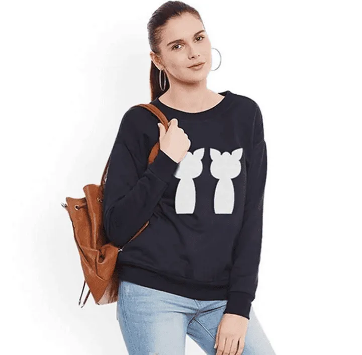 Two Cats Funky Sweatshirt