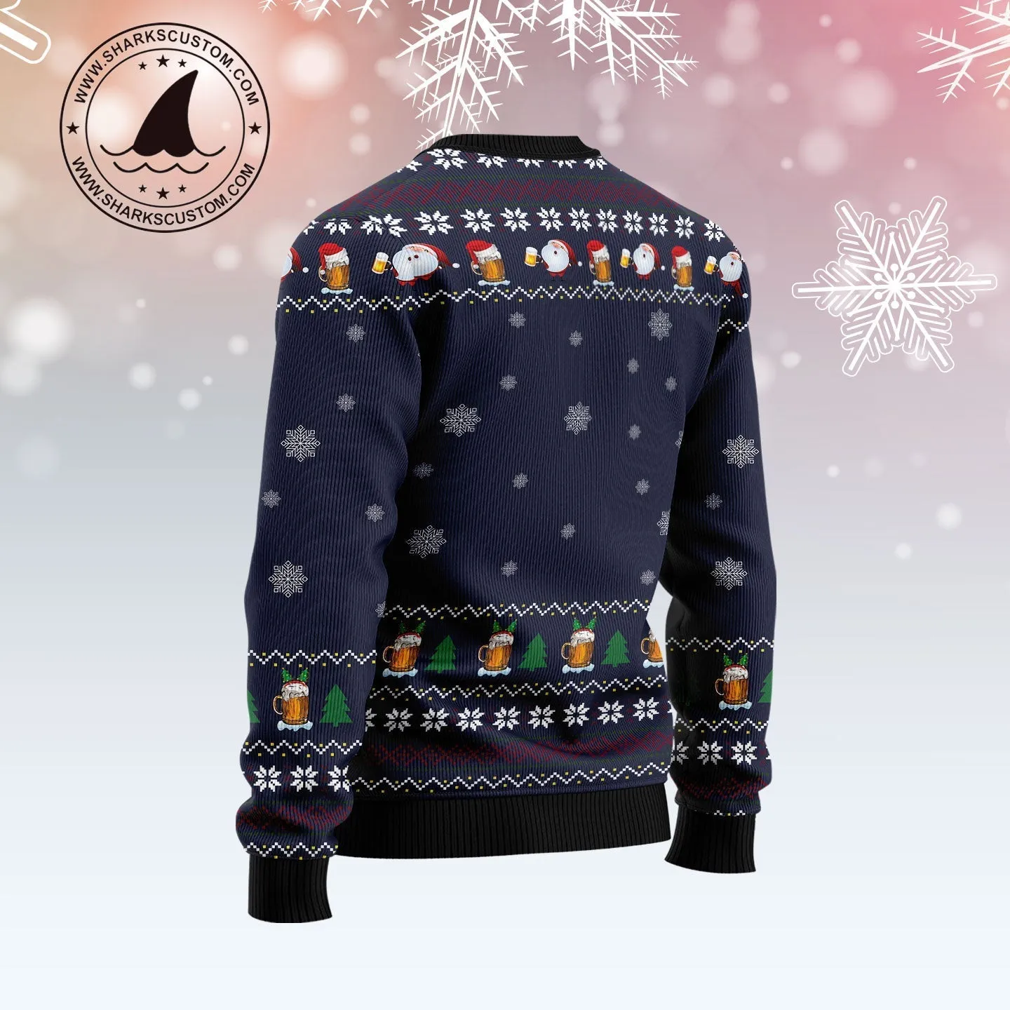 Ugly Christmas Sweater JulesRoche All-Over-Print Festive Knit