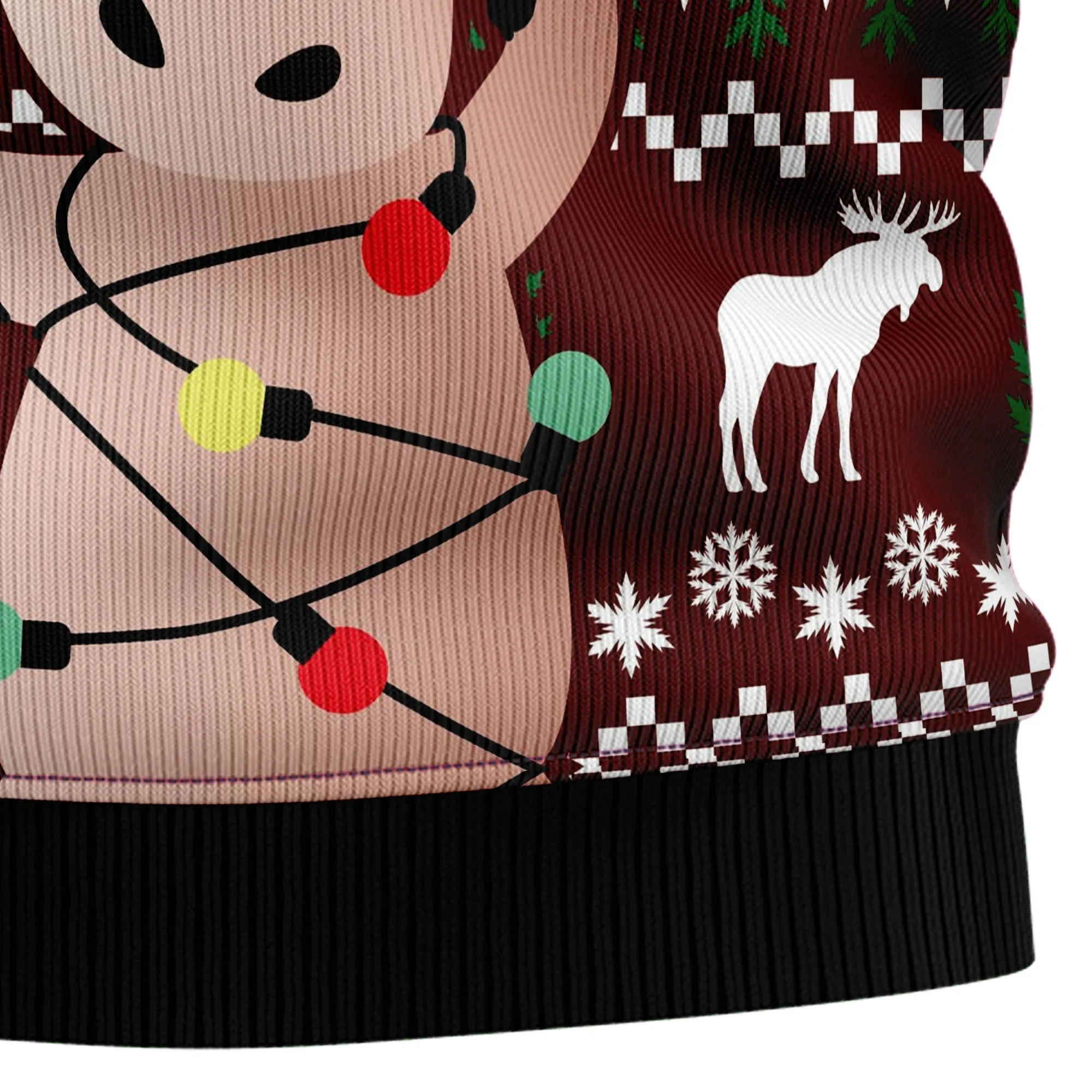 Ugly Christmas Sweater JulesRoche Warm All-Over-Print Pullover