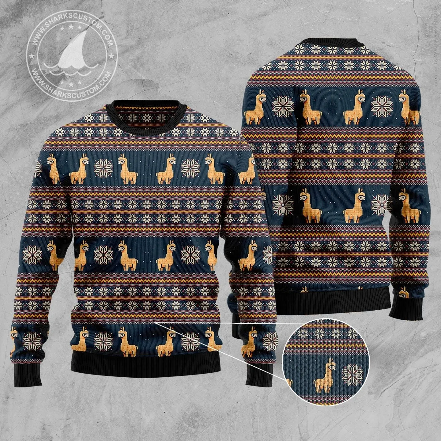Ugly Sweater JulesRoche Fun Holiday All-Over-Print