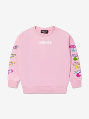 Versace Girls Safety Pin Sweatshirt