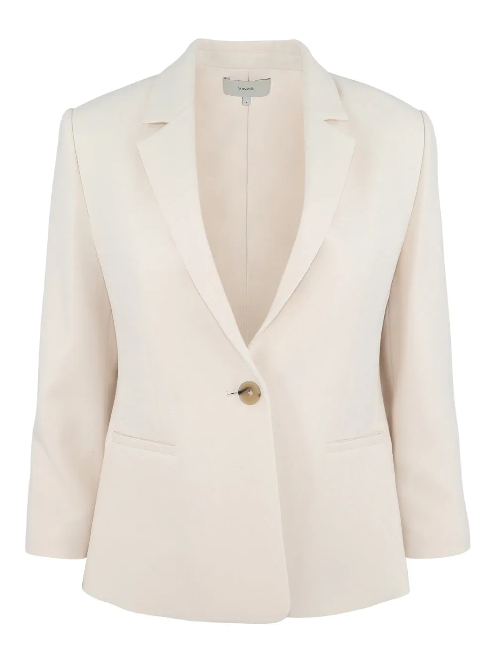 Vince Shrunken Blazer in Off-White