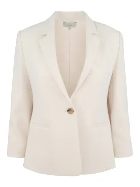 Vince Shrunken Blazer in Off-White