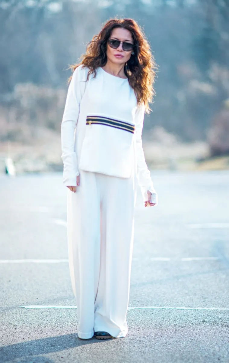 White Jumpsuit OLIVIA