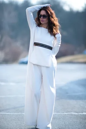 White Jumpsuit OLIVIA