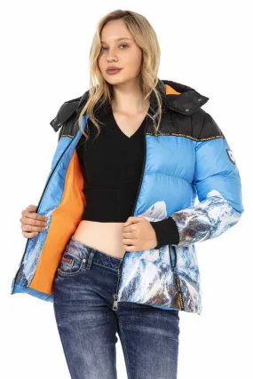 WM119 Printed Puffer Jacket