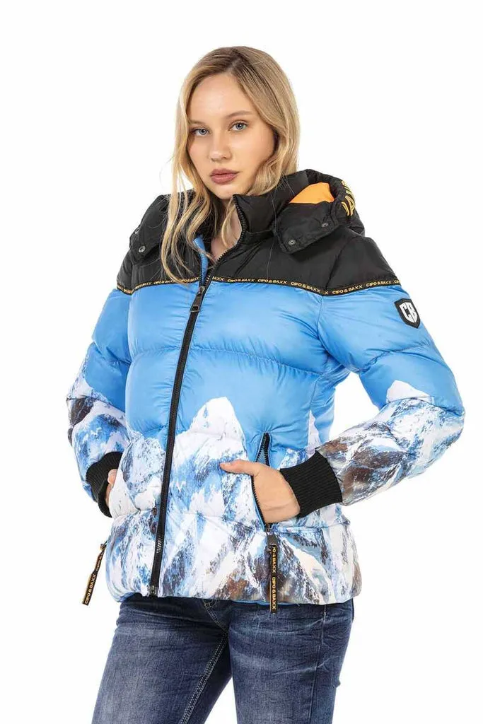 WM119 Printed Puffer Jacket