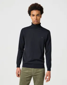Wrangler Men's Turtle Neck  Sweatshirt In Black