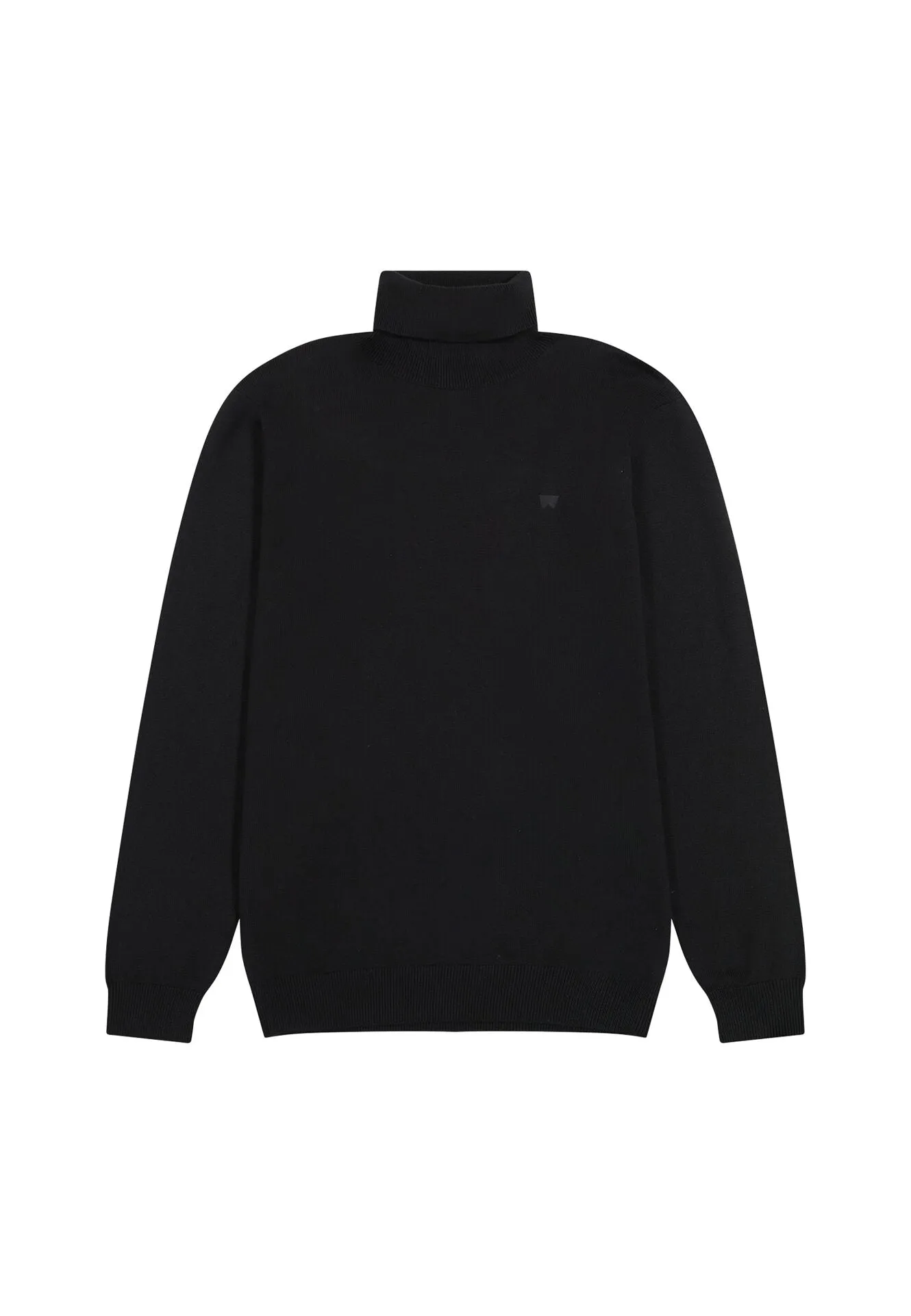 Wrangler Men's Turtle Neck  Sweatshirt In Black